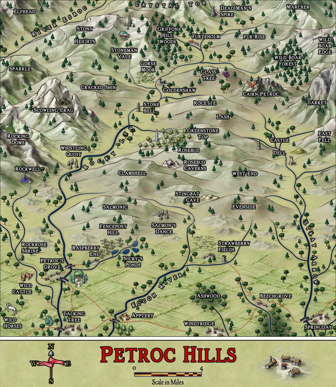 Nibirum Map: petroc hills by Wyvern